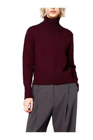 Maglia in lana merino bordeaux ALPHA STUDIO | AD4121G2009